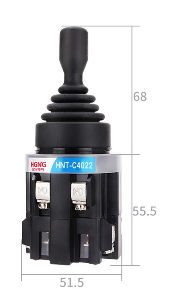HNT-C402 4 pos. Joystick kontakt, mometan (4NO)
