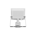 Noctis Lux projektør 20W varm hvid med PIR sensor - 230V, IP44, hvid - 116x174x53mm - 1650lm - RA70