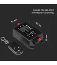 Trådløs dæmper med fjernbetjening - RF trådløs, memory funktion, 12V/24V (96W / 192W)