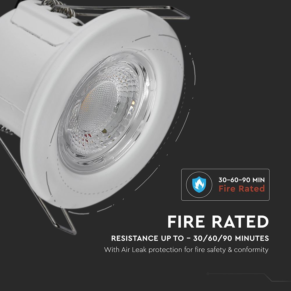 VT-820 Spotlight 5W med Samsung Chip, 4000K, Hvid - 5 års producentgaranti og IP65 beskyttelse
