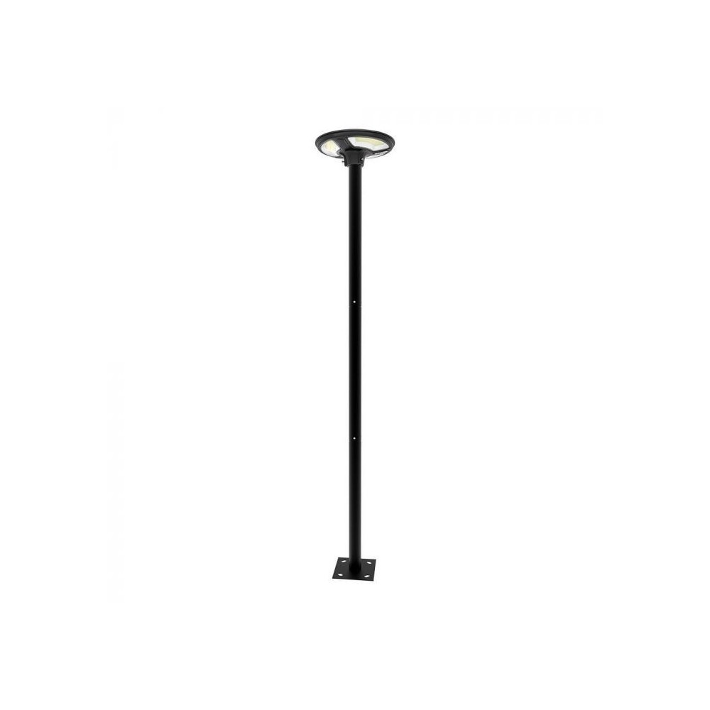 V-Tac 7.5W Solcelle Havelampe LED - Sort, Ø42 cm, med solcelle, sensor og IP65