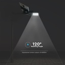 Solpanel LED gadelys 50W - 6000K - Energibesparende og miljøvenligt gadelys med kraftig lysstyrke på 6000 kelvin. Perfekt til udendørs belysning og vejbelysning.