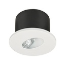 3W Indbygningsbelysning - Ydre: Ø8 cm, hul: 6,2x6,2 cm, 230V, 120lm, RA80.
