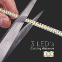 LED Stribelys 20W/m - 6000K, Høj Lumen, IP20, 5m/rulle