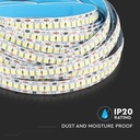 LED Stribelys 20W/m - 6000K, Høj Lumen, IP20, 5m/rulle