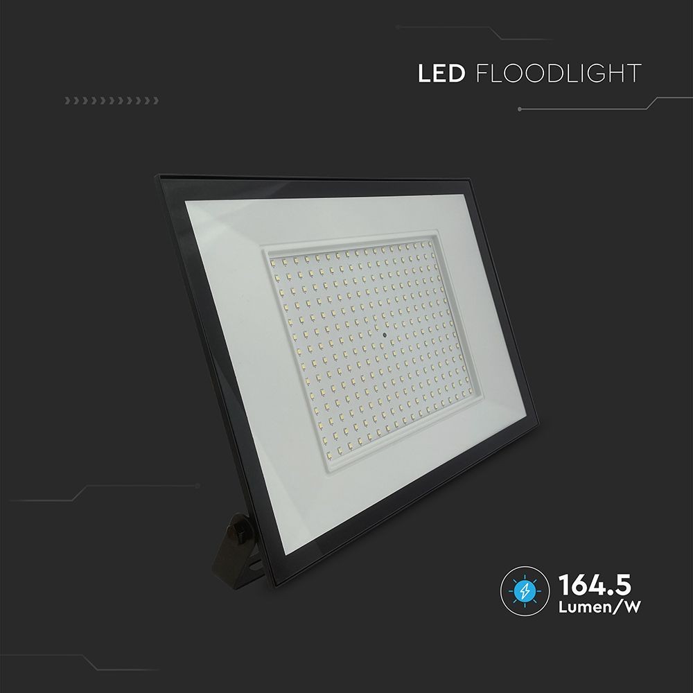 V-Tac 200W LED projektør - Arbejdslampe til udendørs brug (230V, 19200lm, RA80, IP65)