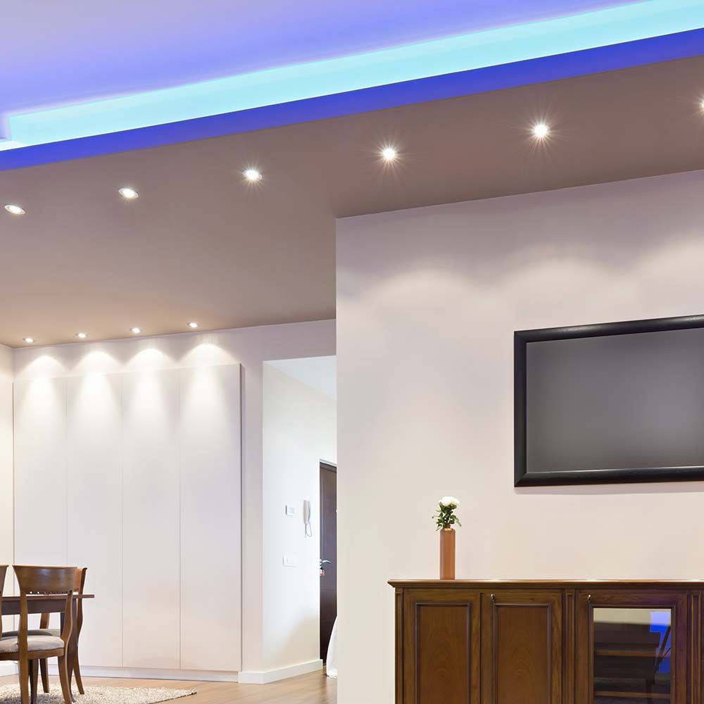 Plastik Spotlight med Linse, Samsung Chip, 6W GU10, 4000K, 445lm, RA80, 5 års garanti