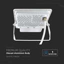 30W Projektør med PIR Sensor, Samsung Chip, 1m Kabel, 4000K, Hvid Hus - Ideel til udendørs belysning