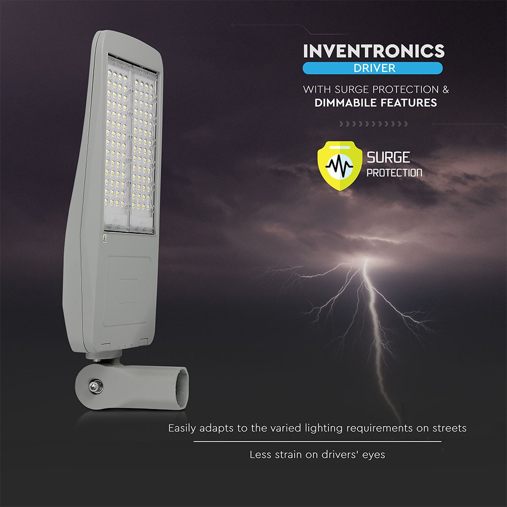 150W Gadearmatur - LED, Dimbar, Samsung Chip, 4000K, 140lm/W