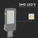 30W LED vejlygte med Samsung chip, 4000K, grå hus, 3000lm, RA80, IP65, 5 års garanti