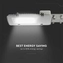 30W LED vejlygte med Samsung chip, 4000K, grå hus, 3000lm, RA80, IP65, 5 års garanti