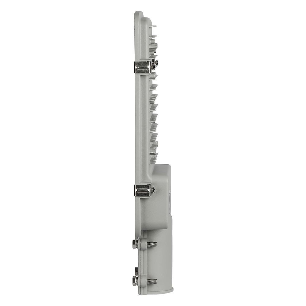 30W LED vejlygte med Samsung chip, 4000K, grå hus, 3000lm, RA80, IP65, 5 års garanti