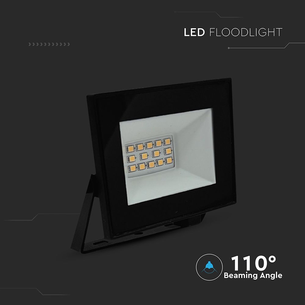 V-Tac 10W LED projektør - Arbejdslampe til udendørs brug, med 850lm lysstyrke og IP65 beskyttelse