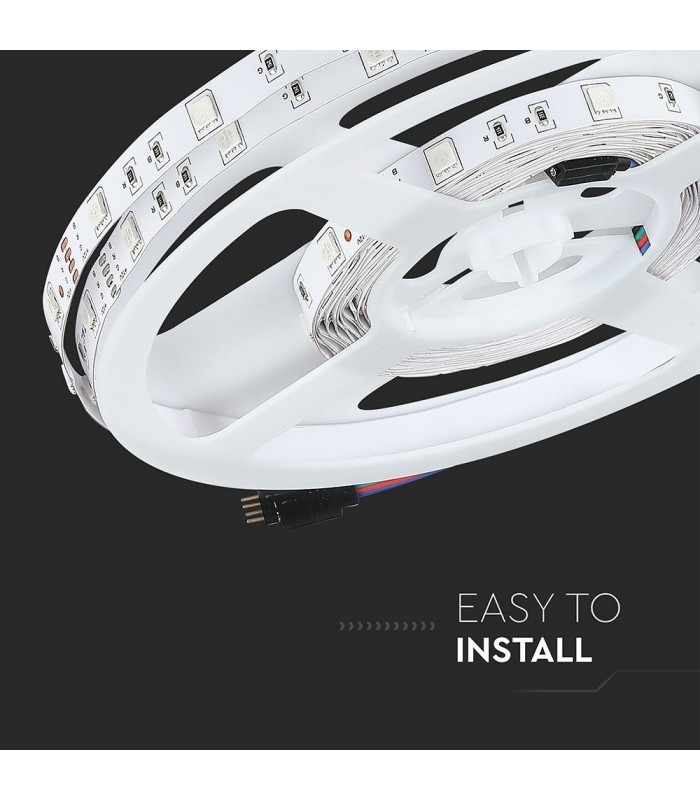 4,8W/m RGB LED Strip - 5m