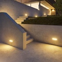 12W LED Landskab Udendørs - Soft Lys Medium, 3000K, Grå, Hus, IP65, RA80