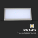 12W LED Landskab Udendørs - Soft Lys Medium, 3000K, Grå, Hus, IP65, RA80