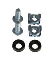 Frontkabelføringsring 19" rack - 140x100mm, stål (2 stk.)