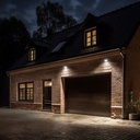 Noctis Lux projektør 20W varm hvid med PIR sensor - 230V, IP44, hvid - 116x174x53mm - 1650lm - RA70