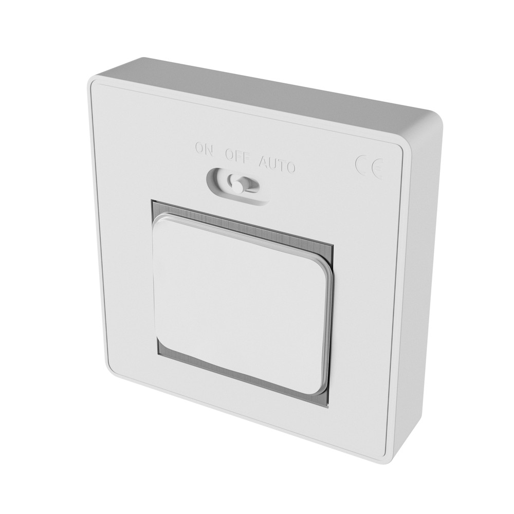 Lumina Pop lampe - 2-pak med RGBW+dim, PIR sensor, 500mAh batteri, USB-C opladning - hvid, 78x80x22