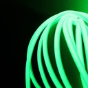 Vandtæt Grøn Neon COB Strip - 5m, 230V, IP67, 288 LED, 11,5W/m, Klippes hver 50cm