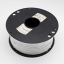 Hvid lampeledning 2x0,75 mm² - 100 meter