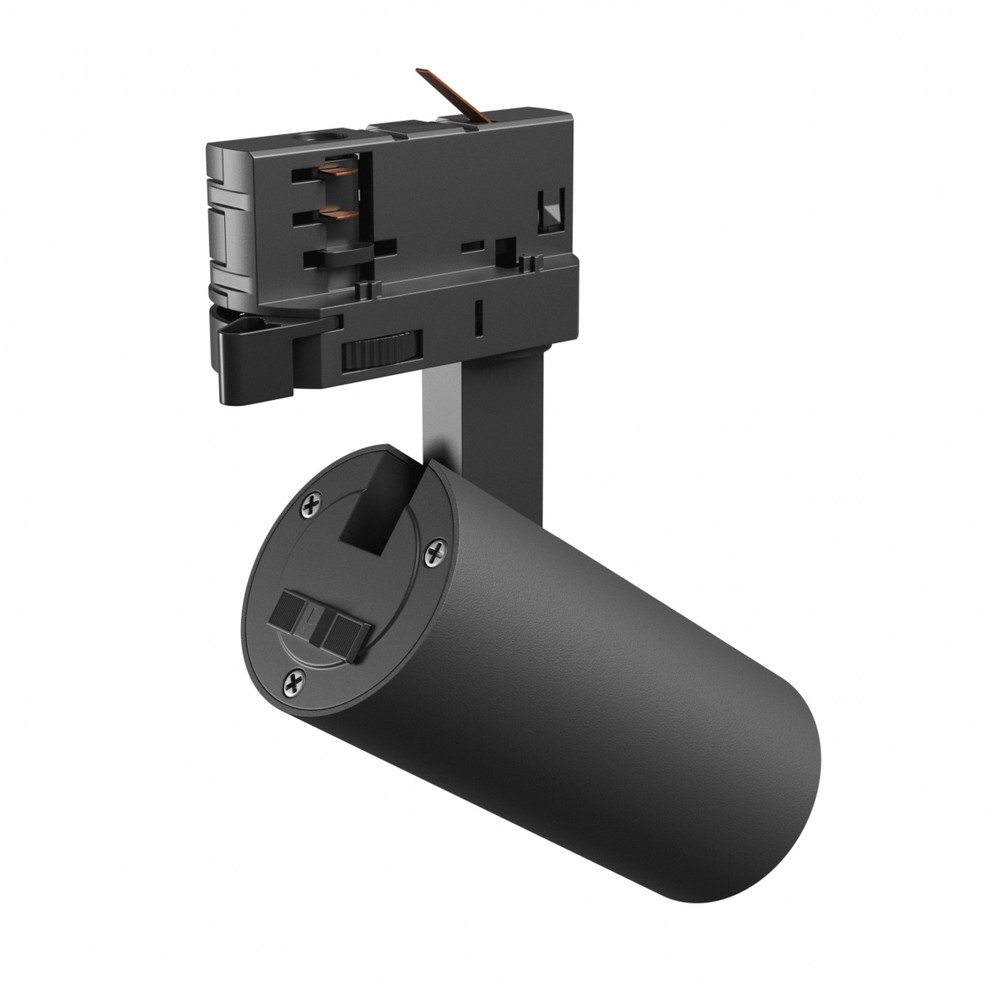 Sort Andromeda Prime skinnespot 8W - 3-faset CCT, 230V, 25°, IP20, DI, Spectrum, RA80. 600lm. 54x109x160mm.