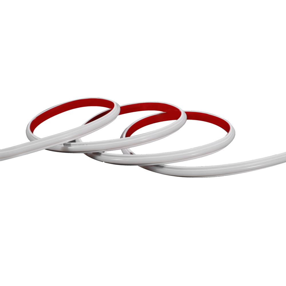 Vandtæt slim COB strip med 296 LED, 10W/m, IP67, 230V, tape bagpå - 5 meter