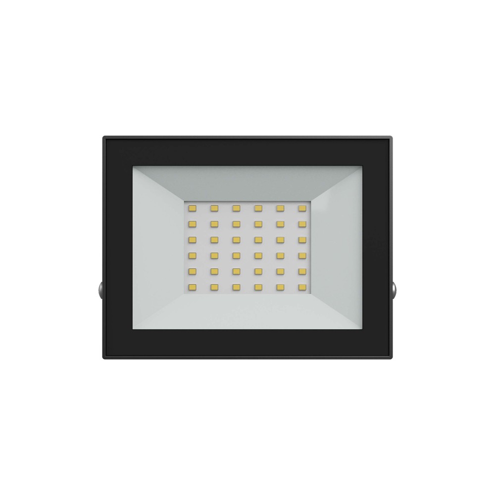 Noctis Lux Lyskaster 30W - Varm Hvid, 230V, IP65, Sort - Ideel til udendørs belysning med 2500lm lysstyrke og RA70.
