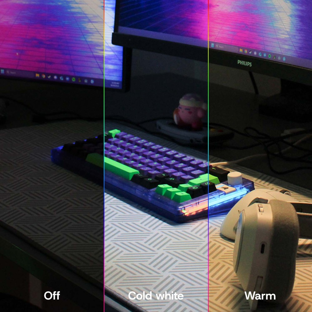 Buet Monitor Light Bar CCT - 40cm bred, touch styring, 5W, 400lm, til PC skærm (USB 5V input)