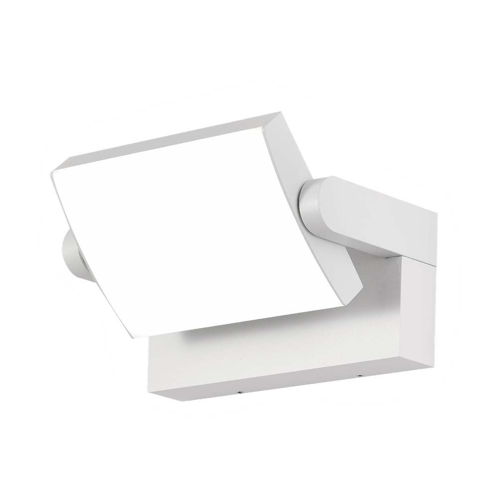 17W LED Væglampe - 3000K, Hvidt Hus, IP65, Effekt: 17W, 2520lm, RA80, IP65