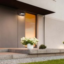 17W Væglampe - LED, 3000K, Sort, Høj lysstyrke, Vejrbestandig (IP65)