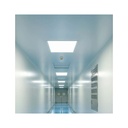 V-Tac 60x60 LED panel med bagbelysning - 40W, hvid kant