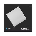 V-Tac 60x60 LED panel med bagbelysning - 40W, hvid kant