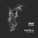 V-Tac mini spyd - GU10, IP65, Sort, uden lyskilde, RA80, Vandtæt, Udendørs belysning