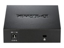 Gigabit Ethernet switch - 5 porte, 1000Mbps, Metal (skærmet)