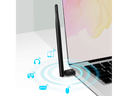 USB 2.0 bluetooth (5.3) adapter, USB-A, m. antenne (150m)