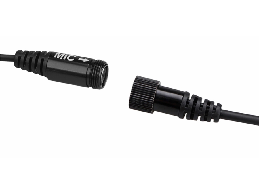 Motorcykel PMR headset m. PPT og 2 pin Kenwood stik