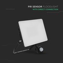 V-Tac 30W LED sensor projektør med hurtig connector, 120lm/w, sort - Effektiv belysning med bevægelsessensor