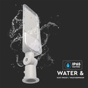 50W LED Vejlys med Fotocellesensor og Samsung Chip - Inkluderer Adapter - Lysfarve 6500K - Lysstyrke på 100lm/W