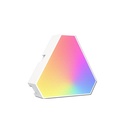 RGBIC Trekant Væglys 6 stk. sæt med 6W effekt og 5V input. Moderne belysning til enhver indretning.
