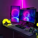 RGBIC Trekant Væglys 6 stk. sæt med 6W effekt og 5V input. Moderne belysning til enhver indretning.