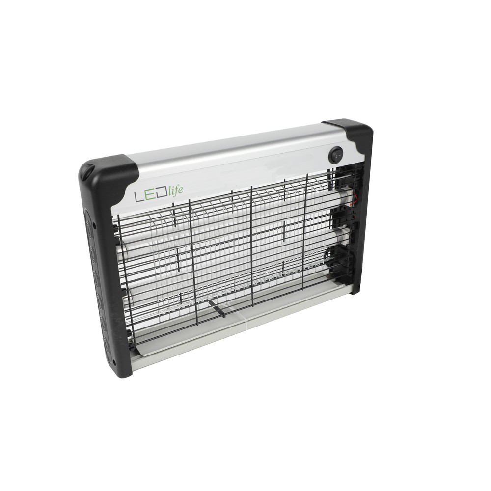 LEDlife insektlampe 2x10W - Effektiv indendørs insektfanger med UV-lys (dækker ca. 80m2)