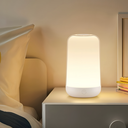 Opladelig RGB+CCT LED bordlampe/natlampe - Hvid, touch dæmpbar, IP20 indendørs, 5W, RA80