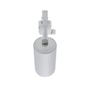 Dim to warm GU10 skinnespot inkl. 6W pære, hvid, 3-faset skinne med 230V input