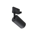 Sort GU10 skinnespot med 6W Dimtowarm pære til 3-faset skinne, inklusiv justerbar farvetemperatur.