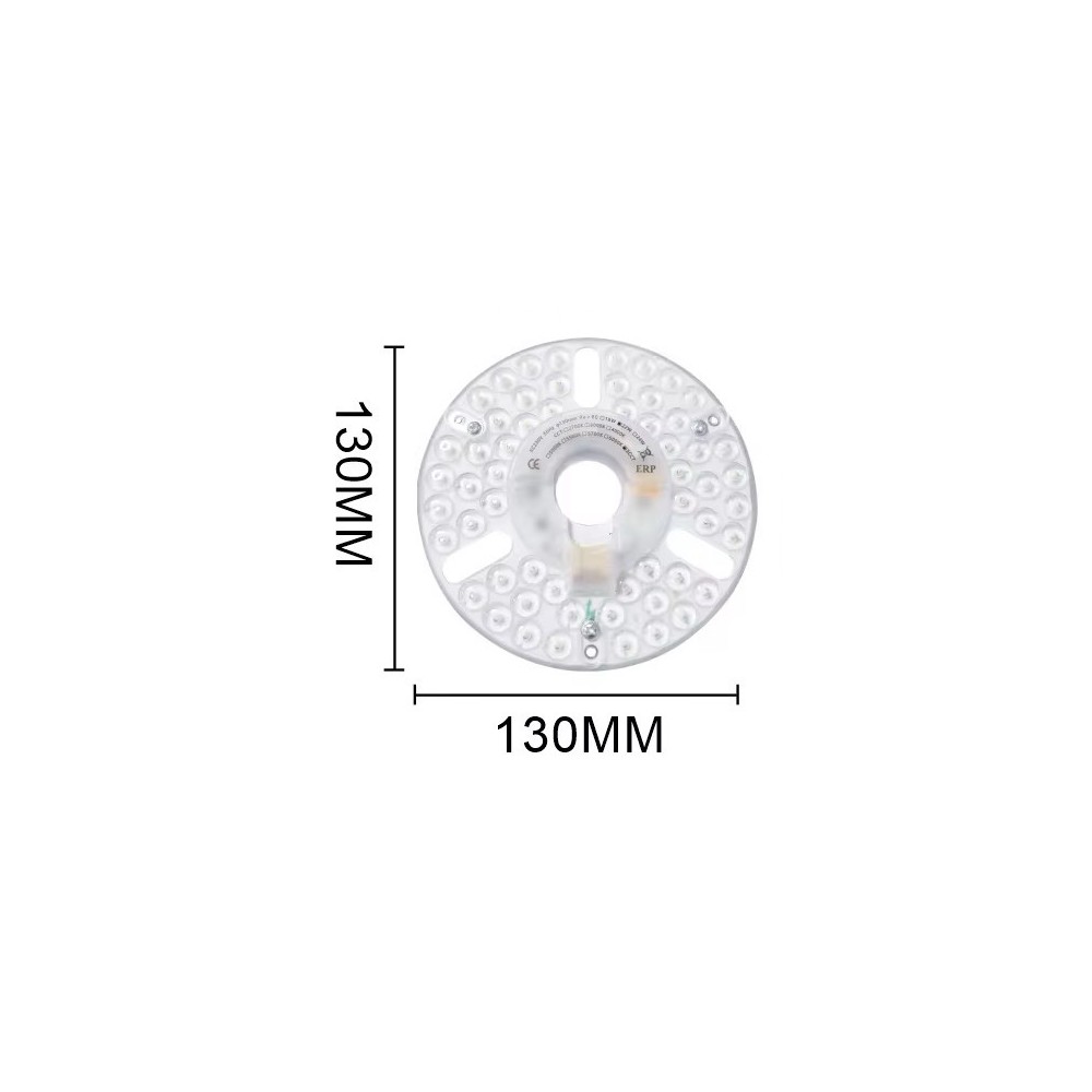 18W dæmpbar LED indsats med linser, flicker free - Erstat G24, cirkelrør og kompaktrør - Ø13 cm - 230V - RA80 - 1900lm