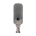Gadelampe STREETOS 2 150W - Neutral Hvid, 230V, 145/75°, IP65, IK09, 675x218x75mm, Grå, Skumringssensor