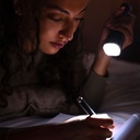 V-Tac 10W LED lygte - 1000 lumens, genopladelig, IP54 - Sort