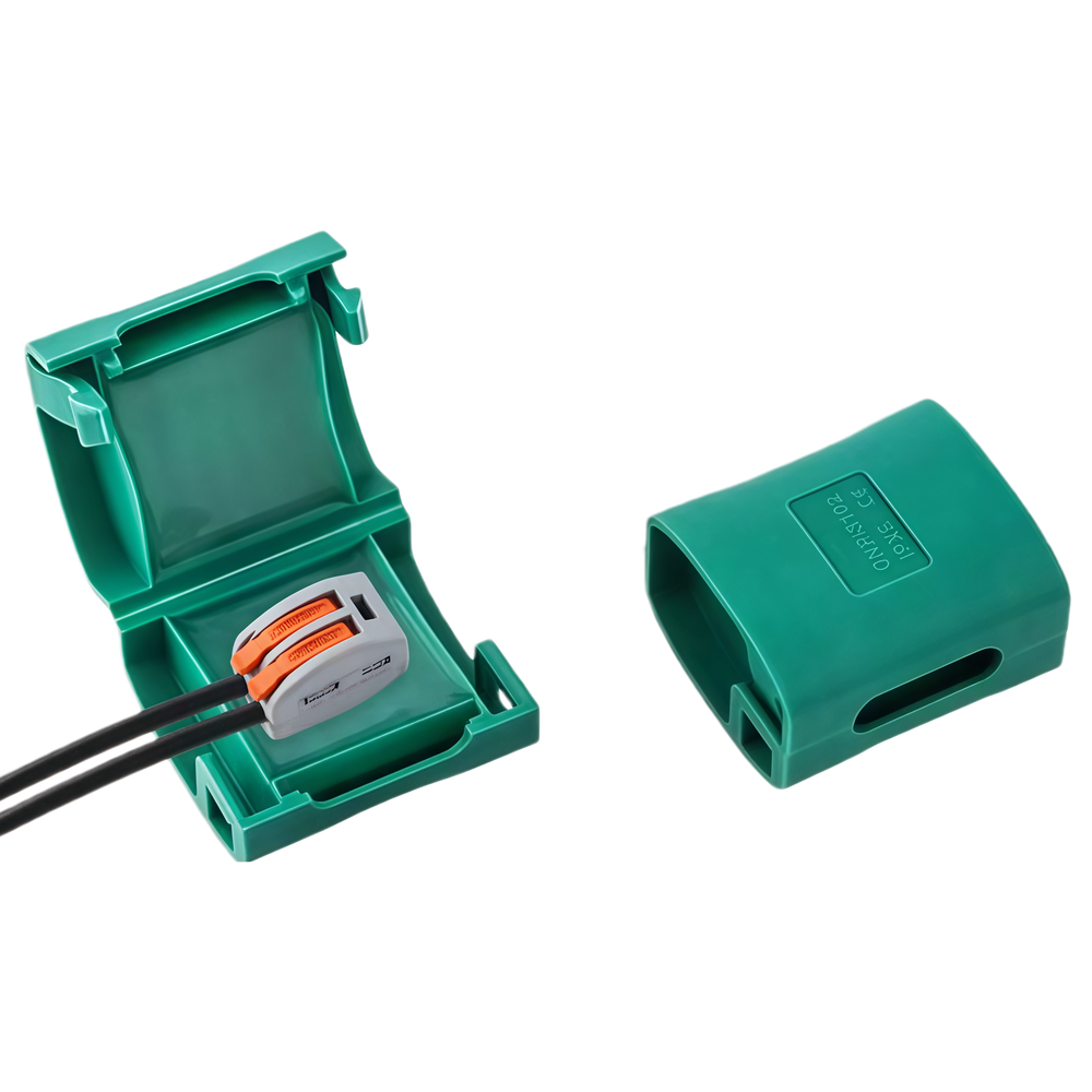 Samleboks med vandtæt samlemuffe til 2 ledninger - IP68-certificeret