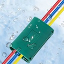 Vandtæt gel samleboks til skrueløs muffe for 3/4 ledninger - IP68-certificeret